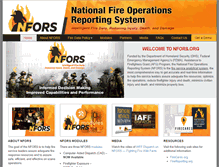 Tablet Screenshot of nfors.org